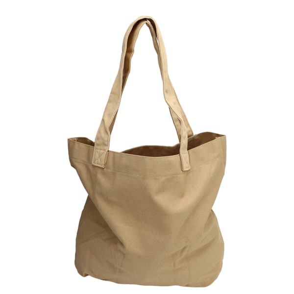 Yogamatta Bärväska Bärbar förvaring Canvas Carryall Axelväska 2 lager med dragkedja Khaki