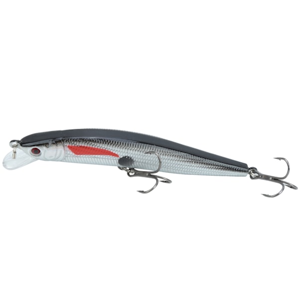 5 stk plastsimulering Minnow Long Shot lokkeagn med diskantkrok fiskeutstyr9#