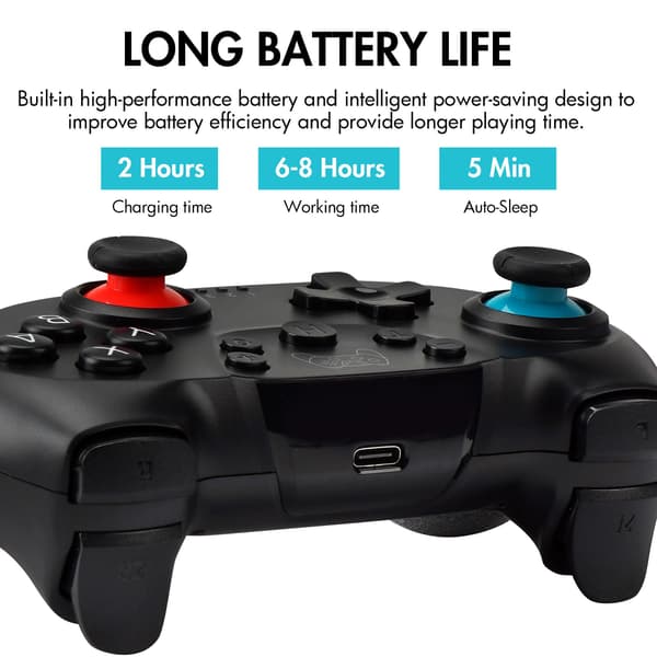 Kompatibel med Switch fjärrspel joystick-kontroller