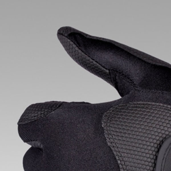 Golf venstrehåndshandske polyester høj elasticitet Åndbar vaskbar enkelt golfhandske til mænd Kvinder Sort M