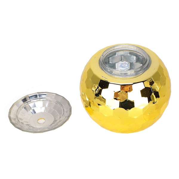 Flash Ball Cocktail Cup Stor Kapacitet 600ML Färgglad Boll Cup för Temafester Resor Guld