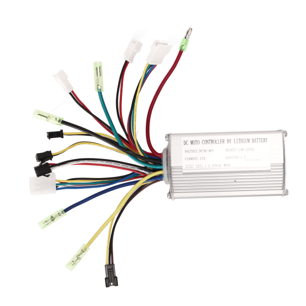 DC-motorcontroller med ledningsnet Motorcontroller Lithium-batteri til elcykel 36V 48V 17A