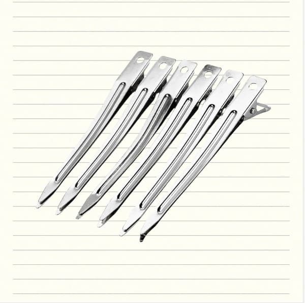 Stora Metallhårklämmor Salong Stylingklämmor 10-pack 45
