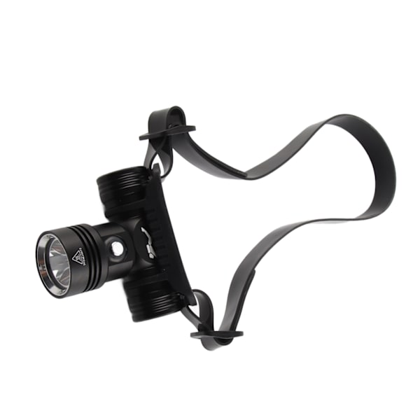 Dykkerhovedlampe 8000LM 3 Belysning Amfibie Aluminiumlegering IPX8 Vandtæt Gult Lys 100m Undervands Svømme Hovedlampe