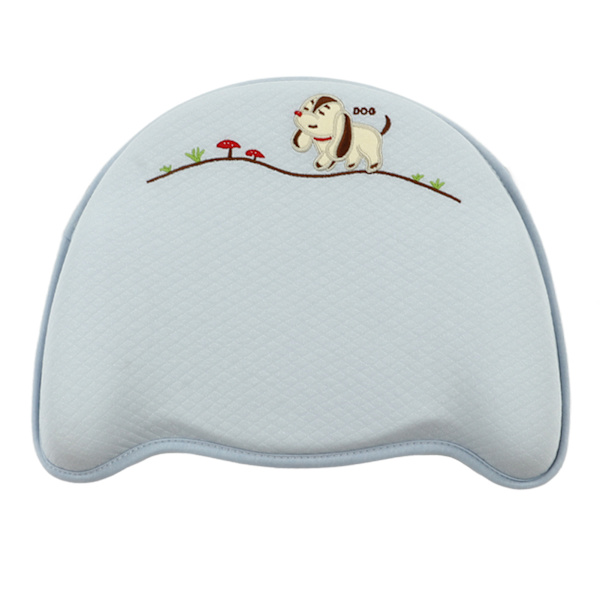 Baby Shaping Pillow Mjuk Andningsbar Ergonomisk Förhindra Platt Huvud Amning Sovkudde Blå 11,61 X 9,06 X 0,79in