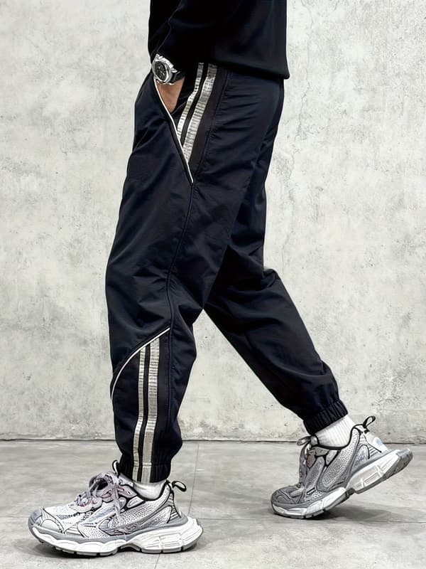 Herrebukser, Herre Joggingbukser Sorte Black Asian XL