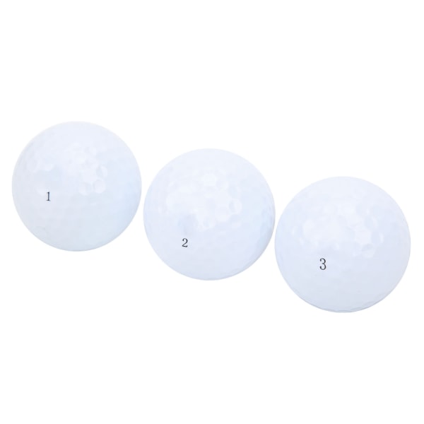 3st Gummi golfbollar Driving Range Träningsbollar Golfklubb extra tillbehör