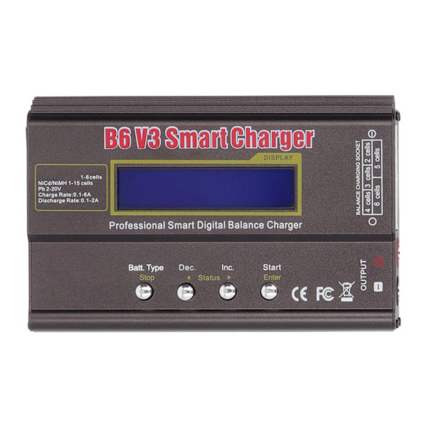 Balanceoplader-aflader, der sparer tid, 80A intelligent digital LiPo-batterioplader til bil AC 100-240V