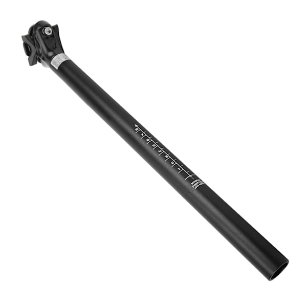 LUNJE Mountainbike sadelpind Justerbar aluminiumslegering sadelpindrør 27,2x400 mm Sort