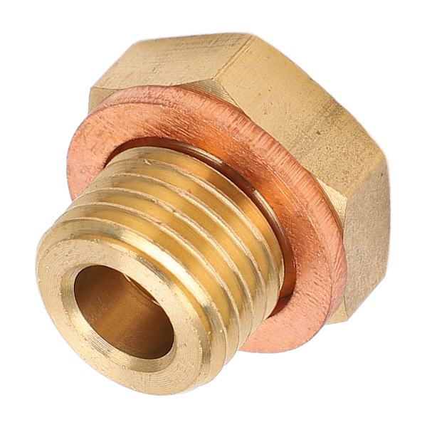 Tryk Temperatur Måler Sender Adapter 1/8in NPT til M14x1.5 Han Universal til Bil