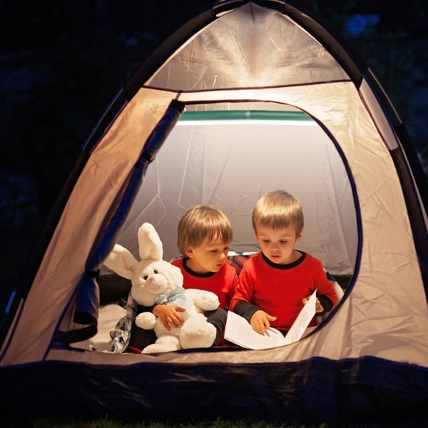 Oppustelig Camp Lantern Lysrør Bærbar Foldbar Magnetisk LED Camping Lys USB Opladning Telt Lampe til Udendørs Camping