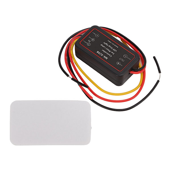 LED Stoppljuskontroller IP65 Vattentät 12V‑30V ABS Stroboskopmodul för Bakbromslampa MK-029B