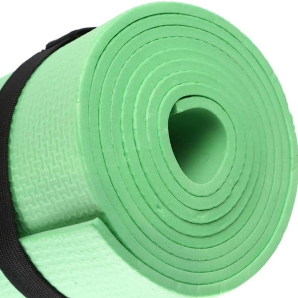 4MM Yogamatte EVA Sklifri Fitness Slim Yoga Hjemmetreningsmatter Treningsmatte for Pilates Treningsunderlag Treningsmatte