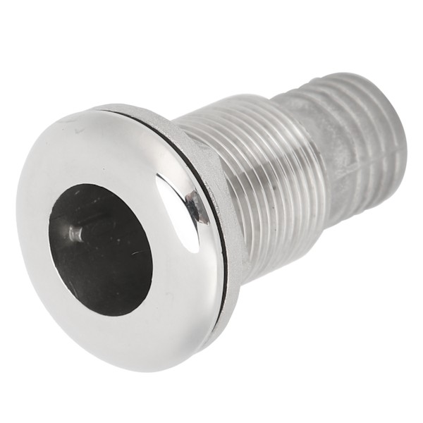 Marine båd gennem skrog fitting konnektor rustfrit stål slange hale modhage Marine hardware 11/2 tommer