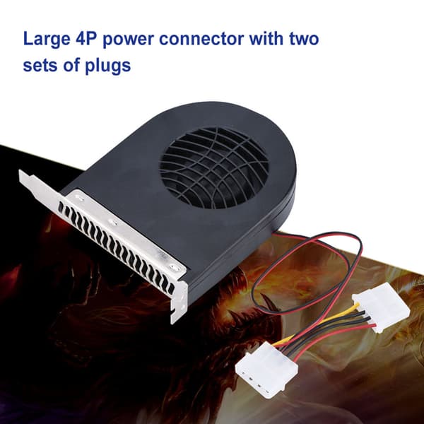 Mini System PCI Slot Blæser CPU Kabinet DC Køleventilator Nye Køleventilatorer PCI Til Computer