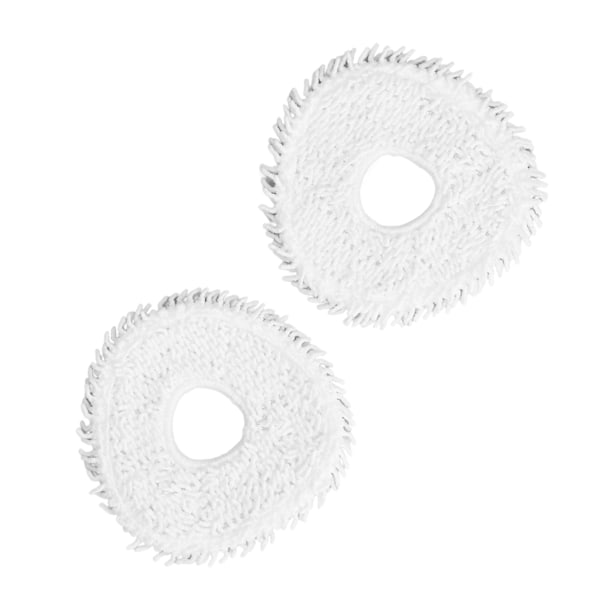 2 stk. Fibermoppklut reservedeler for feie- og dra-integrert robot