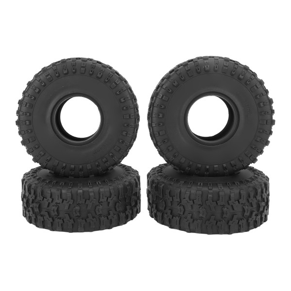 4st 1.9in RC Crawler Däck för SCX10 Hög Nötningsbeständighet Stark Dämpning Flexibel 1/10 RC Gummihjul Däck