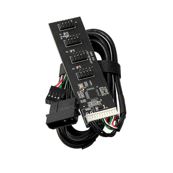 USB 2.0 9PIN til 4 Port Hub Adapterkort Datamaskin Hovedkort Utvidelse