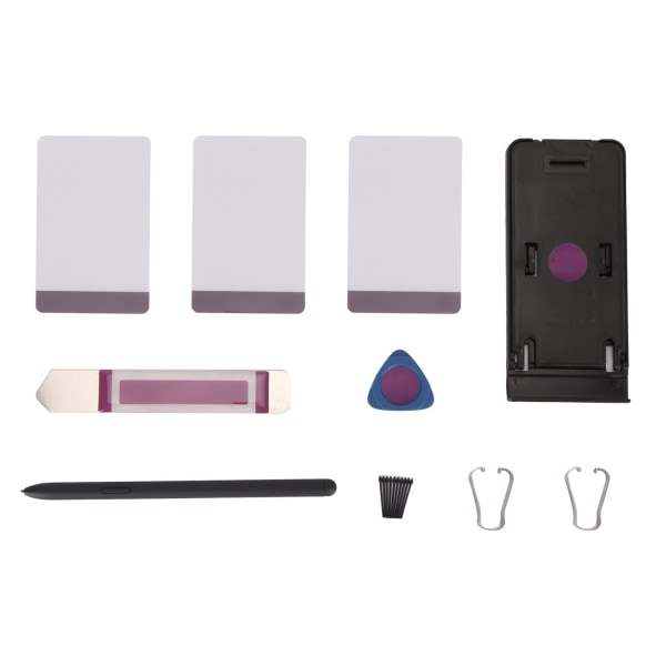 For Tab S6 Lite Stylus Magnetic 4096 Pressure Nøyaktig Slitesterk plast Smart Pen med 10 tips for 10,4 tommer SM P610 SM P615 Black