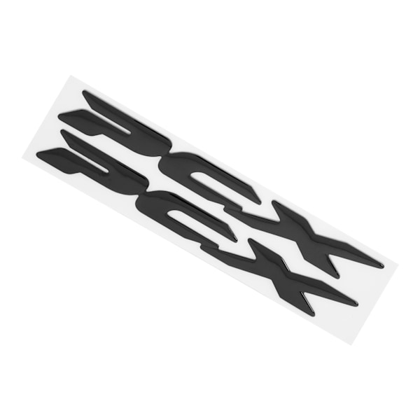 Par Motorcycle Sticker 3D Fleksibel Plastik Side Logo Decal Del til Honda Pcx 150 125 2017‑2019 Sort