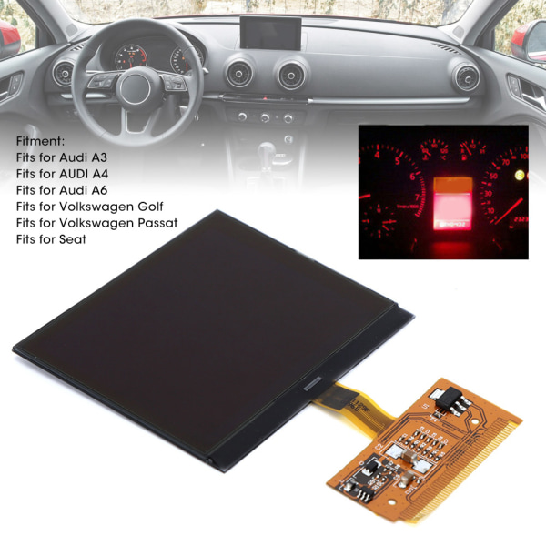 Bil LCD-skærm High Definition til VDO Monitor 8L0920931F Display Passer til Audi A3 A4 A6