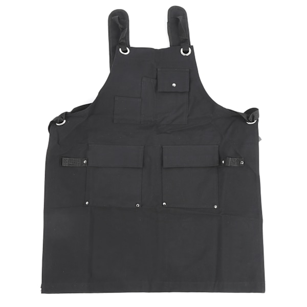 Outdoor Camping Utility Working Canvas Förkläde Verktygsförvaringsförkläde med justerbar rem XL