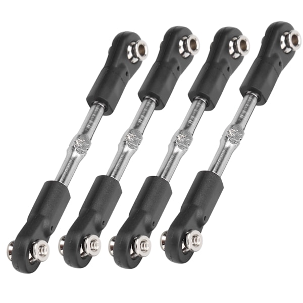 4 stk 77‑87 mm justerbar M4-skruestyringsservotrækstang forbindelsesstang til 1/8 RC-bil