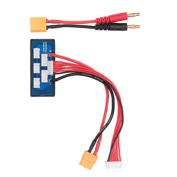Parallel opladningstavle XT60 banan 2S 3S batteri balanceoplader udvidelsesadapter