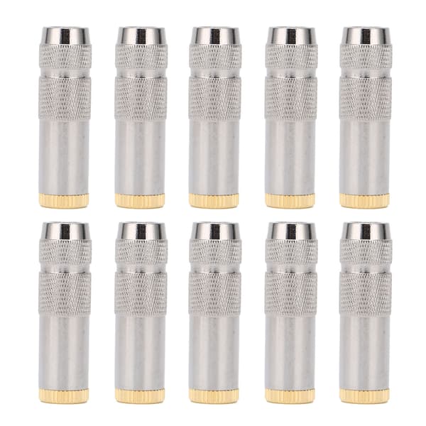 10 stk. 3,5 mm 5-niveau hunbalanceret lydadapter stikforbindelse
