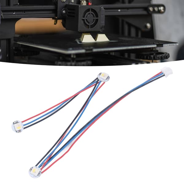 RGBW Mini Knapp LED Lysstripe for Voron 2.4 Stealthburner 3D-printer, 1 stk DC5V