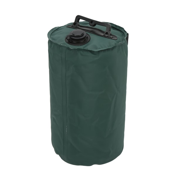 Teltvekter Sammenleggbar lekkasjesikker vannvektpose med 2,2 cm vanninjeksjonsport for kalesjetelt Grønt