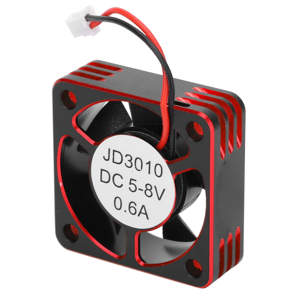 SURPASSHOBBY Elmotor Køleblæser 30x30mm 28000RPM 58V Passer til 1/10 1/12 1/8 RC bil (sort rød)