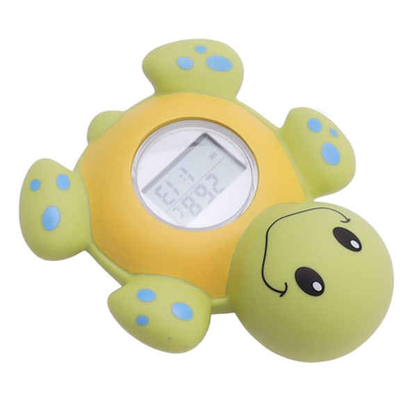 Baby Bad Termometer Smart Cartoon Söt Sköldpadda Badrum Multifunktionell Vatten Termometer