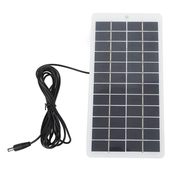 Solpanel Bærbar Høj Effektivitet Vejrbestandig Solcelleoplader med DC-interface til trafiklys 5W 12V