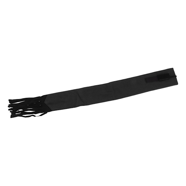 Hästsvansväska Hästsvansskydd Non Woven-tyg Hästsvansskydd Anti-Bite Anti-Smuts Hästvårdsartiklar med Fransar Svart