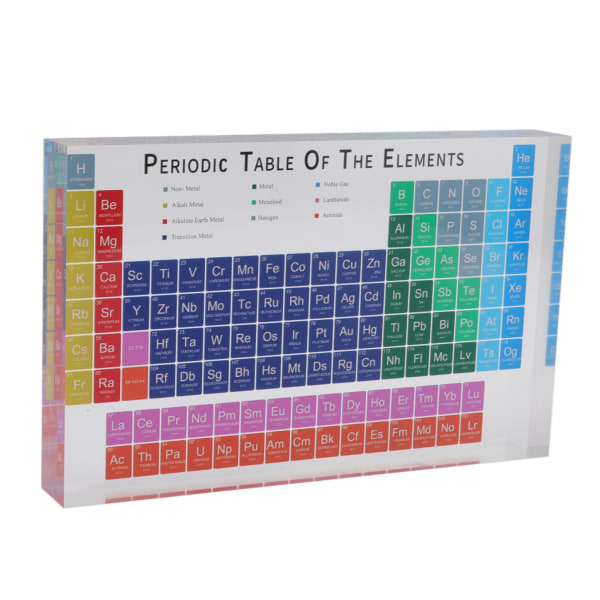 Pedagogisk periodisk tabell dekorasjon sikker luktfri moderne akryl periodisk tabell elementer for hjem skole stor størrelse