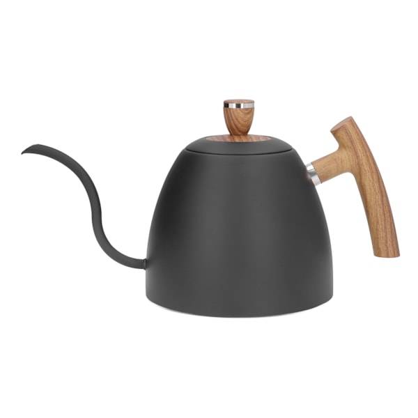 Hell over Kettle 800ml Ergonomisk håndtak Rustfritt stål Antikorrosjon Svanehals Tute Holdbar Kaffe Kettle