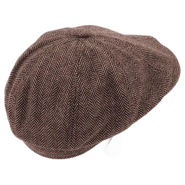 Newsboy Kahdeksankulmainen Hattu Syksy Talvi Brittiläinen Klassinen Vintage Baretti Cabbie Ajaminen Metsästyslippis Miehille Lahja