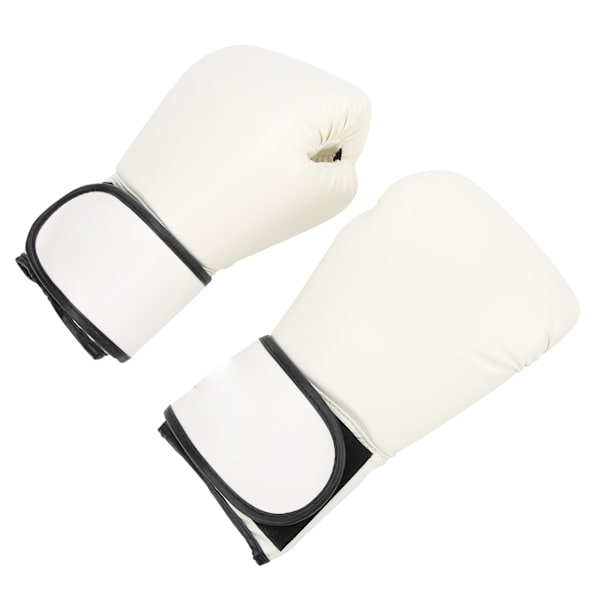 Voksen åndbare boksehandsker Boksesæk Kickboxing MMA Træningshandsker Hvid