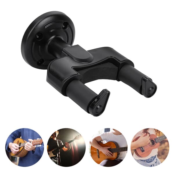 2 st. väggfästen i ABS-plast för gitarr, bas, mandolin, banjo, fiol