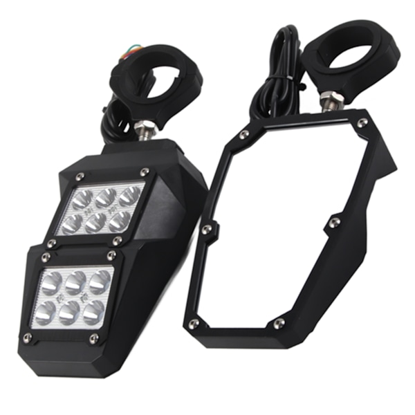 UTV Sidespeil 360 Grader Justerbart med LED-lys Passer for Polaris RZR/Ranger