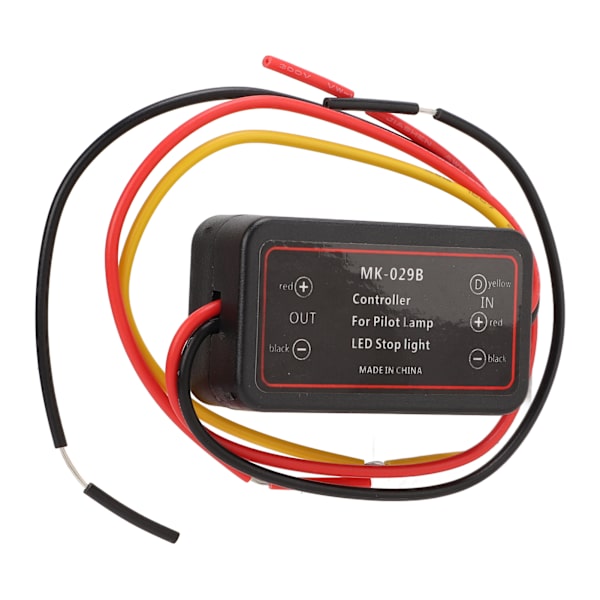 LED Stoppljuskontroller IP65 Vattentät 12V‑30V ABS Stroboskopmodul för Bakbromslampa MK-029B