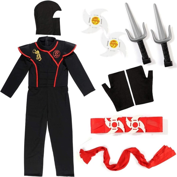 Sort rød muskelbryst kostume Halloween kostume Safety Drenge Power Costume