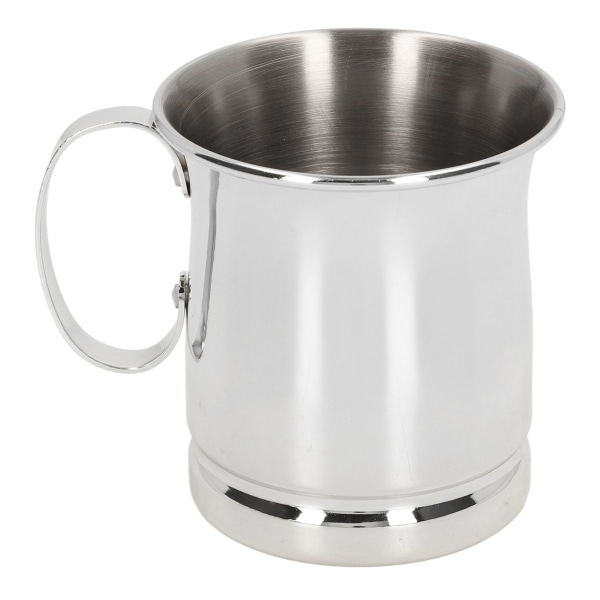 400ml Stainless Steel Cocktail Mug Rust Prevention Bar Supplies for Home Office School Bar Classic Silver