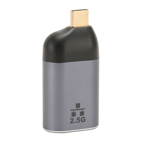 Type C til RJ45-adapter 2500 Mbps Plug and Play aluminiumslegeringsskal USB C til Ethernet-adapter til bærbar computer tablet