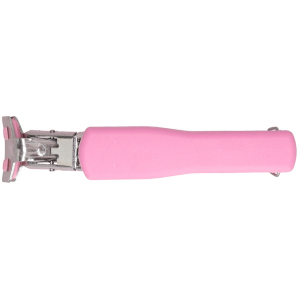 Varme skål fat grep tang sklisikker rustfritt stål anti-skolding plate klemmeholder (rosa)