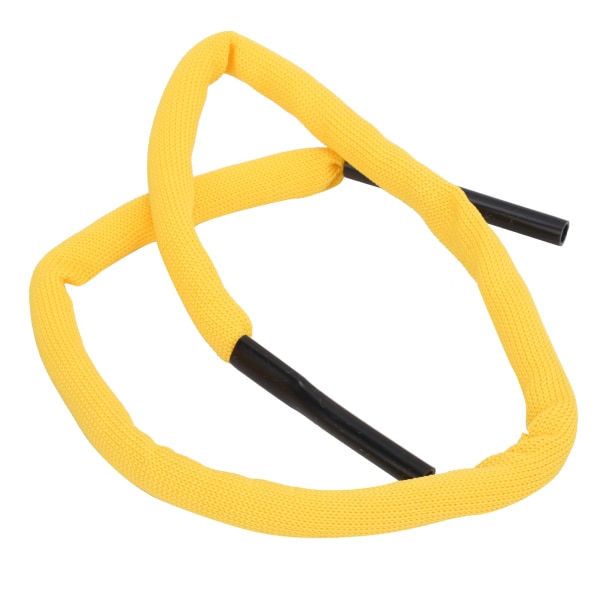 Sklisikker solbriller Tau Unisex Utendørs Sport Elastiske briller Snor Briller Halsstropp (gul)