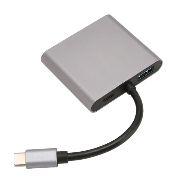 Typ C till dubbel HD-adapter USB C till dubbel HD-dockningsstation MST Multi Screen Display HD 4K-adapter