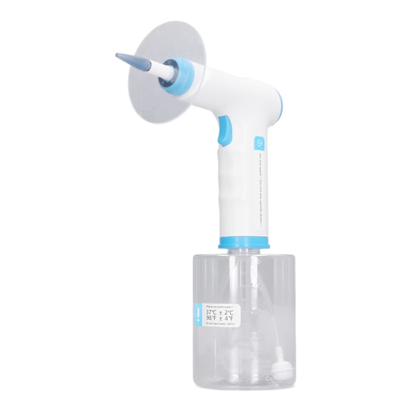 Elektrisk Ørerenser med 4 Rensningstilstande, 5 LED-lys, Voksfjernelse, 10 Dyser, Øre Irrigationssæt, 500ml