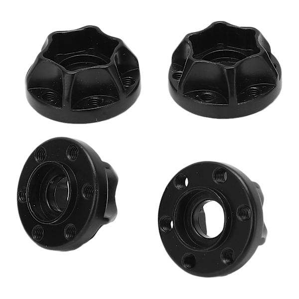 4 stk. 12 mm hjul sekskant nav tykkelse 10 mm til 1/10 RC modelbil generel anvendelse 1,9 tommer 2,2 tommer hjul